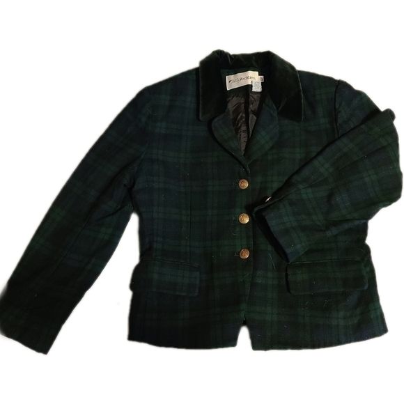 Jh Collectibles| Wool Plaid Blazer - Picture 3 of 7